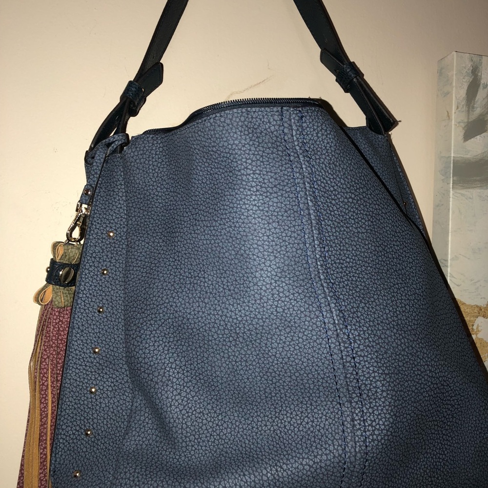 BLUE TASSEL Purse